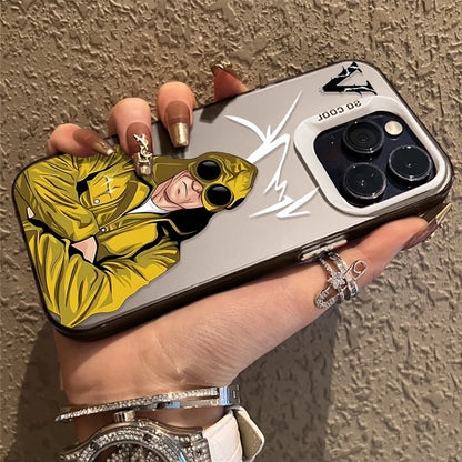 Plating Phone Case for iPhone 16 15 13 14 12 11 Pro Max XS X XR 8 7 Plus SE 2020 Luxury Cool V-VrunkS Shockproof Bumper Cover